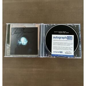 Ariana Grande Eternal Sunshine Deluxe Autograph Brighter Days CD D2C COA SD86273
